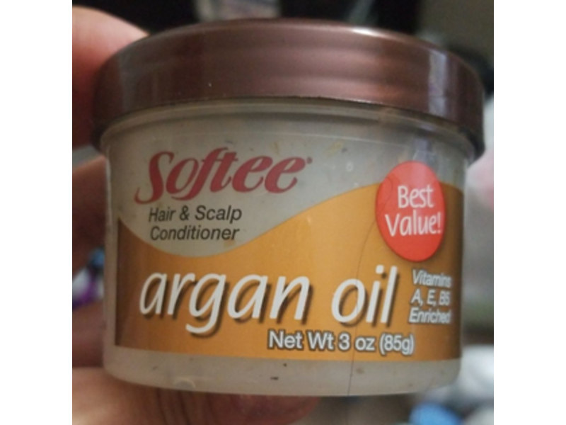 Softee Hair & Scalp Conditioner, Argan Oil, 3 oz/85 g