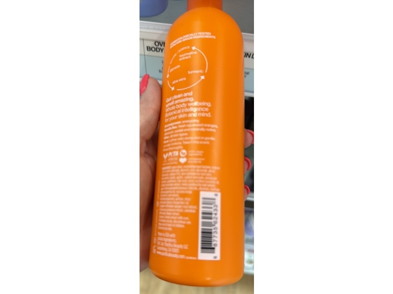 Pacifica Super Hydrating Body Wash, Orange Tourmaline, 12 fl oz/354 mL