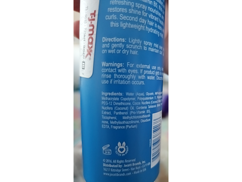 Oliology Restorative Monoi Oil Curl Refresher, Coconut Water, 8 fl oz/236 mL