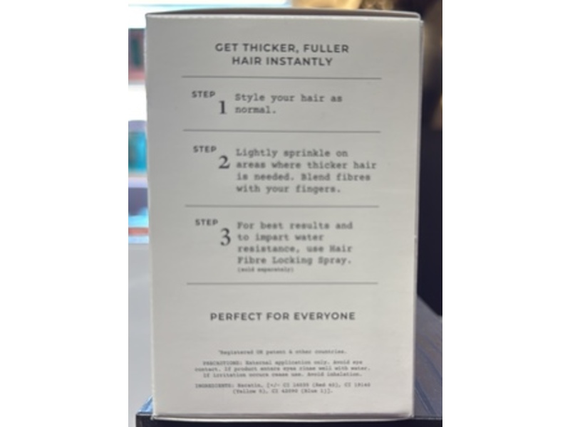 Nanogen Keratin Hair Fibres, 02 White, 0.52 oz/15 g