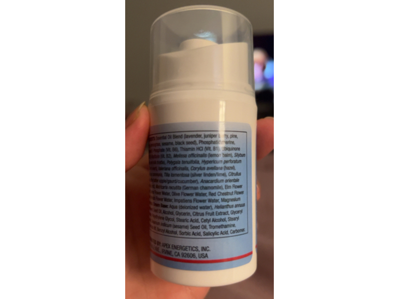 Apex Energetics AdrenaCalm (KR-16) Herbal & Multivitamin Cream, 1.6 oz/45.5 g