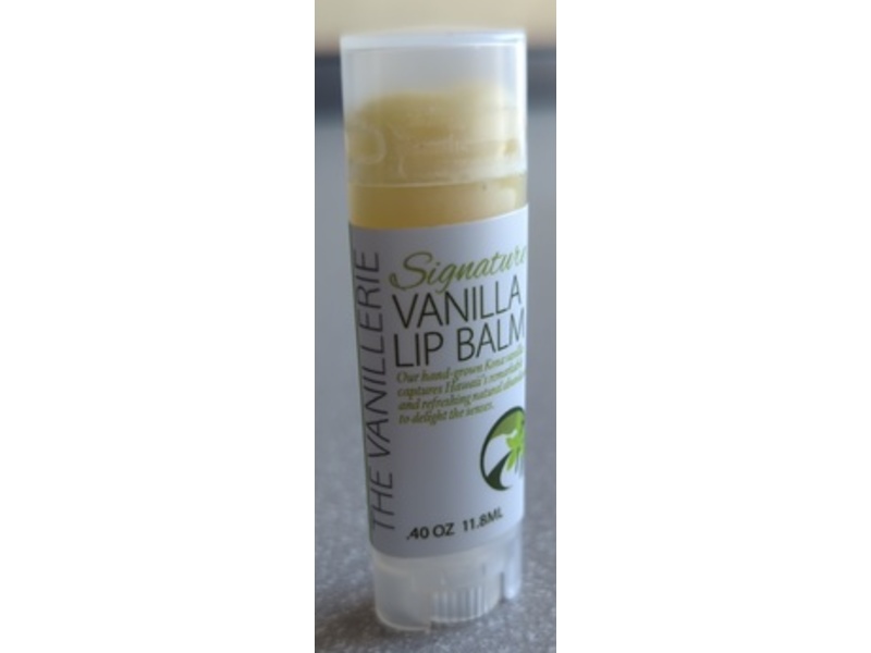 The Vanillerie Signature Lip Balm, Vanilla, 0.40 oz/11.8 mL