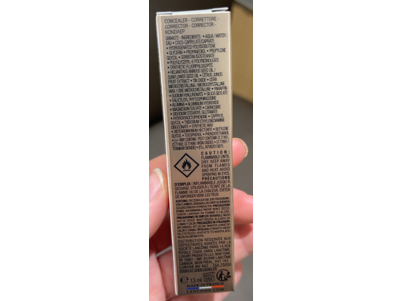 Lancome Teint Idole Ultra Wear Care & Glow Serum Concealer, 240W, 0.43 fl oz/13 mL