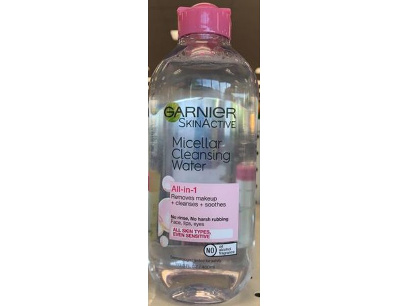 Garnier SkinActive Micellar Cleansing Water All-in-1, 13.5 fl oz/400 mL