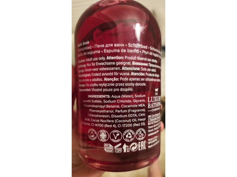 The Luxury Bathing Company Bath Soak, Winter Wonderland, 16.9 fl oz/500 mL