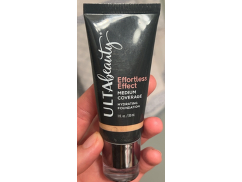 Ulta Beauty Effortless Effect Medium Coverage Hydrating Foundation, Light Warm, 1 fl oz/30 mL