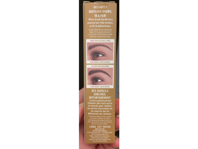 NYX Professional Makeup Lift & Snatch Eyebrow Tint Pen, Soft Brown, 0.03 fl oz/1 mL