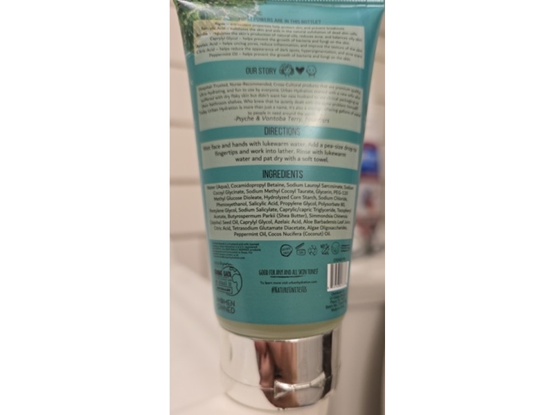 Urban Hydration Algae Face Wash, Sea Acne Gone & Sea The Glow, 4.0 fl oz/120 mL