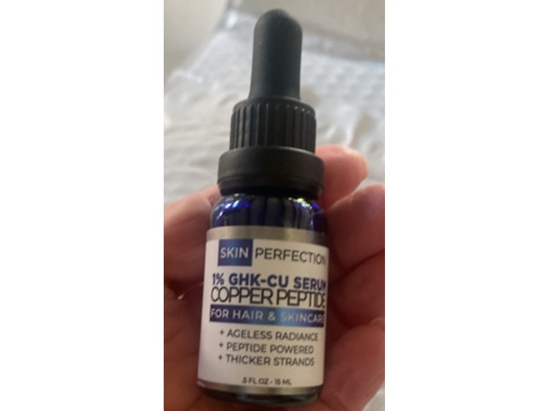Skin Perfection 1% GHK-CU Serum, Copper Peptide, 0.5 fl oz/15 mL