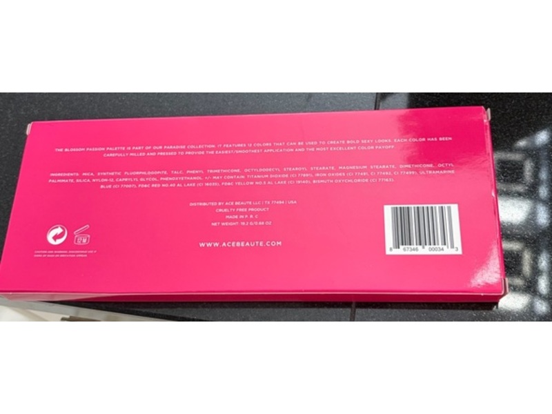 Ace Beaute Blossom Passion Eye Shadow Palette, 0.68 oz/19.2 g