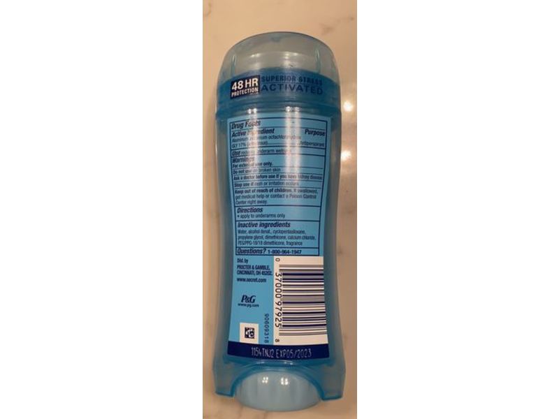 Secret Outlast Sweet & Odor Antiperspirant, Unscented, 3.4 oz/96 g