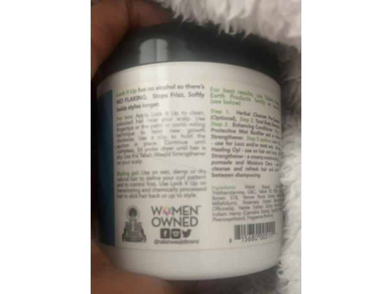 Taliah Waajid Lock it Up Defines Natural Curls & Holds Locks, Rosemary & Nettle, 6 fl oz/170 g