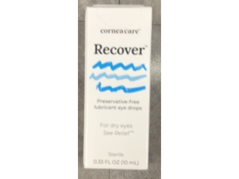 Corneacare Recover Preservative Free Lubricant Eye Drops, 0.33 fl oz/10 mL