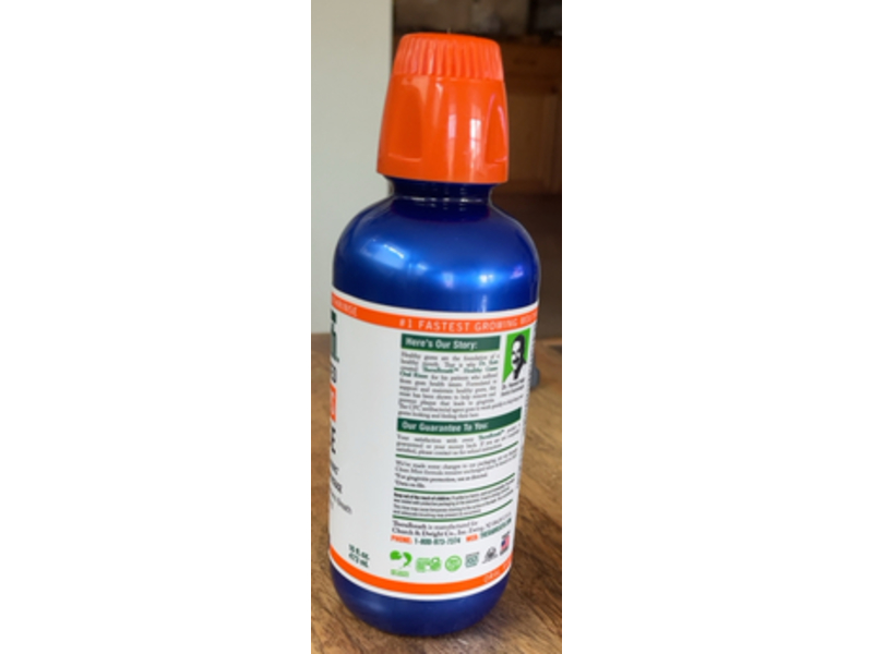 TheraBreath Healthy Gums Oral Rinse, Clean Mint, 16 fl oz/473 mL, Pack Of 2