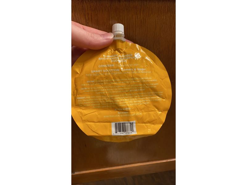 Ultabeauty Brightening Superfood Mud Mask, Turmeric 7 Ginger, 1.8 oz/40 g