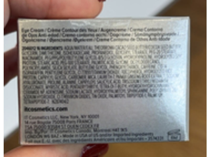 It Cosmetics Confidence In An Eye Cream, 1 fl oz/30 mL