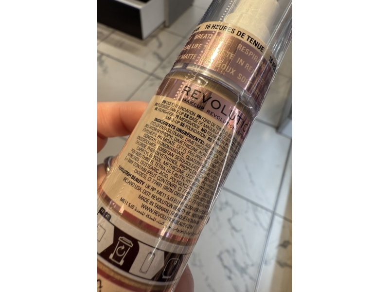 Revolution IRL Filter Longwear Foundation, F4, 0.7 fl oz/23 mL