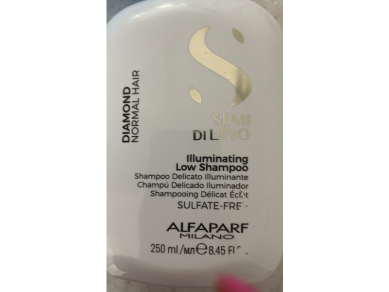 Alfaparf Milano Semi Di Lino Diamond Shine Illuminating Low Shampoo, 8.45 fl oz/250 mL