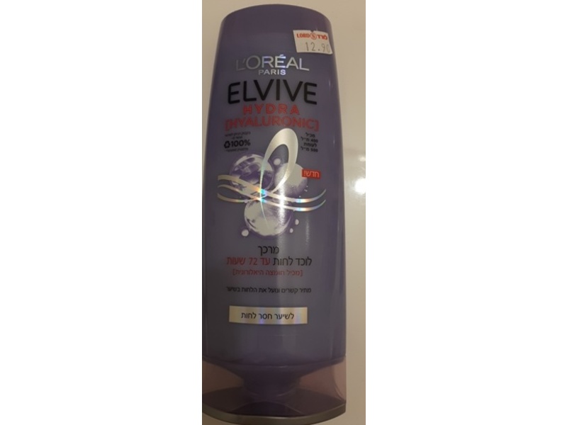 L'Oreal Paris Elvive Hydra Hyaluronic Conditioner, 400 mL