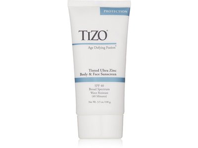 TiZO Tinted Ultra Zinc Body & Face Sunscreen, SPF 40, 3.5 oz/100 g