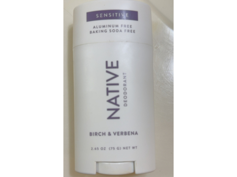 Native Deodorant, Birch & Verbena, 2.65 oz/75 g