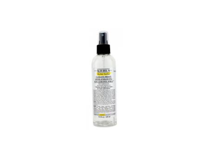 Kiehl's Stylist Series Climate-Proof Shine-Enhancing Spray, Sunflower Oil& Sesame Seed Extract, 8.4 fl oz/250 mL