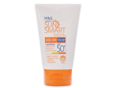 M & S Beauty Sun Smart Moisture Protect Sun Lotion, SPF 50+, 50 mL