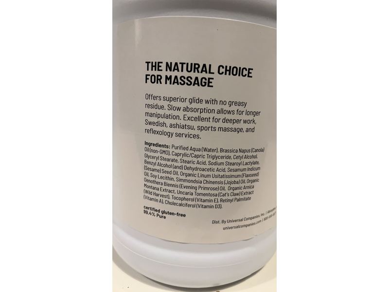 Pure-ssage Essential Massage Lotion, 1 Gallon