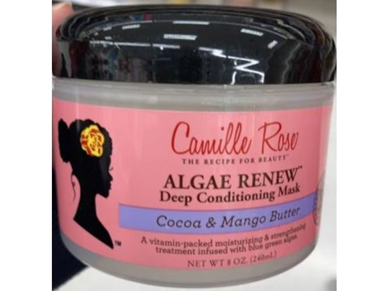 Camille Rose Algae Renew Deep Conditioning Mask, Cocoa & Mango Butter, 8 oz/240 mL