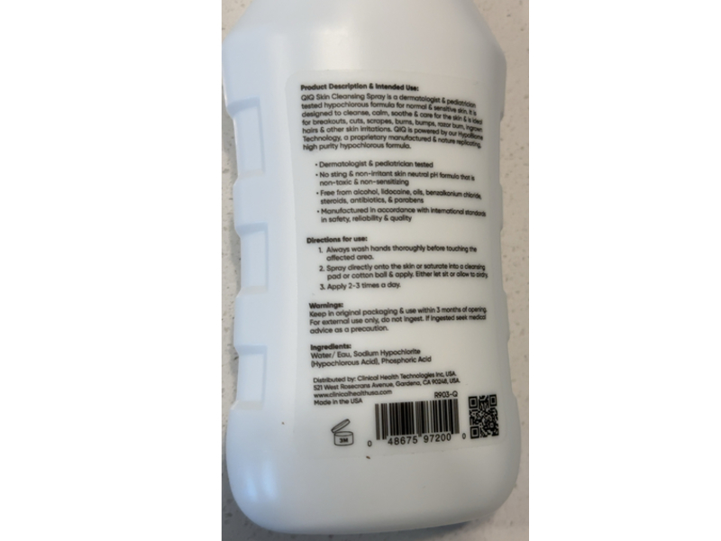 QIQ Cleansing Spray, 5 fl oz/147 mL