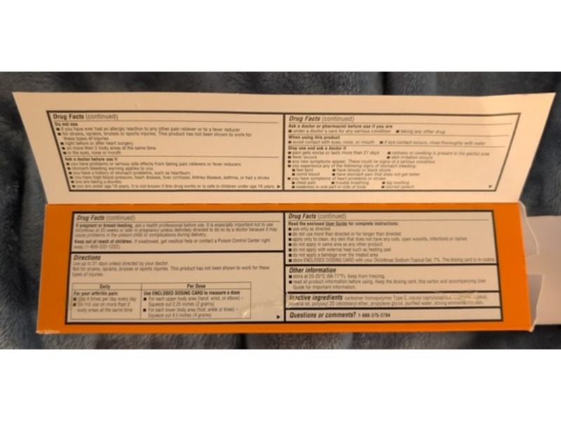 HealthCareAisle Diclofenac Gel Arthritis Pain Reliever, 5.29 oz/150 g