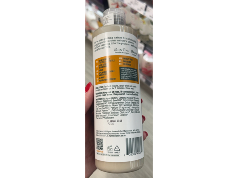 Faith in Nature Conditioner Jojoba , 13.5 fl oz/400mL