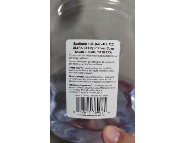 Spa Soap Liquid Soap Refill, 64.24 fl oz/1.9 L
