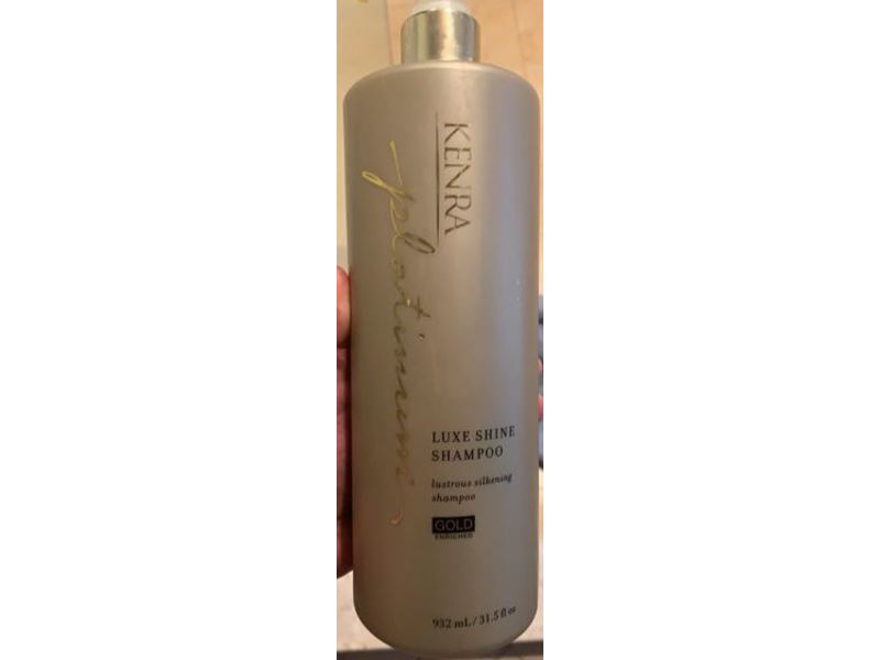 Kenra Platinum Luxe Shine Shampoo, Gold Enriched, 31.5 fl oz/932 mL