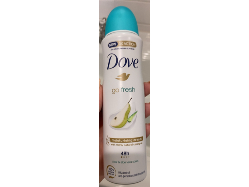 Dove Go Fresh Antiperspirant Deodorant, Pear & Aloe Vera, 150 mL