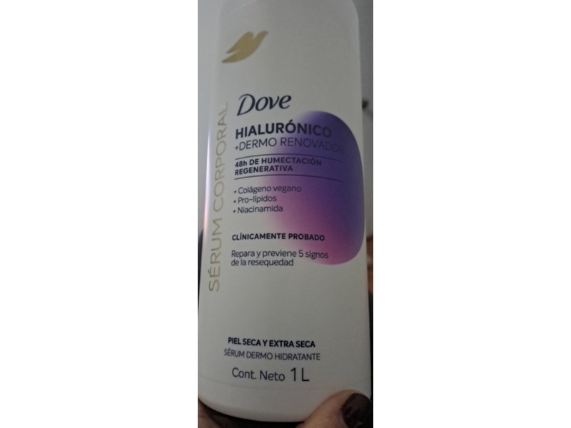 Dove Body & Dry Skin Serum, Hyaluronic Acid, 1 L