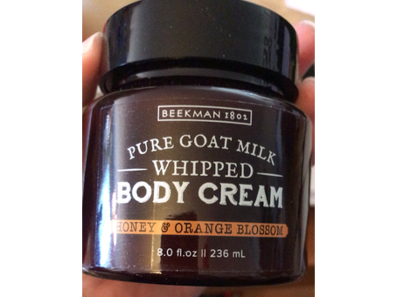 Beekman 1802 Whipped Body Cream, Honey & Orange Blossom, 8 fl oz/236 mL