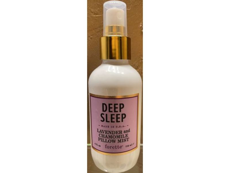 Forette Deep Sleep, Lavender And Chamomile Pillow Mist, 4 fl oz/118 mL