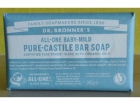 Dr. Bronner's Pure Castile Bar Soap, All One Baby Mild, 140 g - thumbnail 2