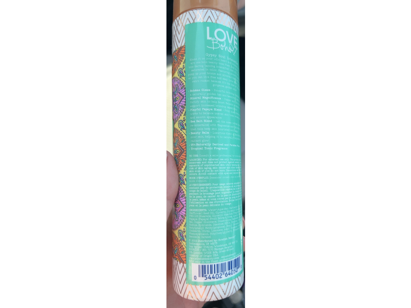 Swedish Beauty Love Boho Gypsy Soul Intensifier, 10 fl oz/300 mL