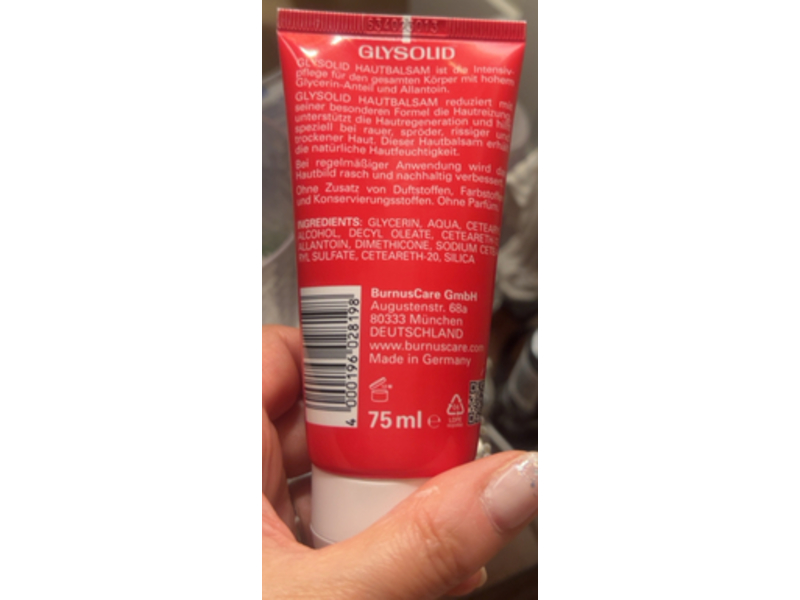 Glysolid Skin Balm tube, 75 ml