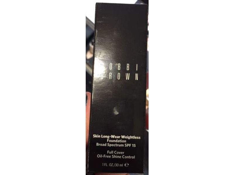 Bobbi Brown Skin Long-Wear Weightless Foundation, SPF 15, No. 3 Beige, 1 fl oz/30 mL