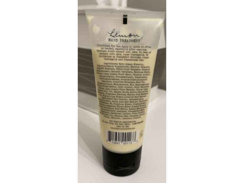 C.O. Bigelow No 1135 Hand Treatment, Lemon, 3 oz/85 g