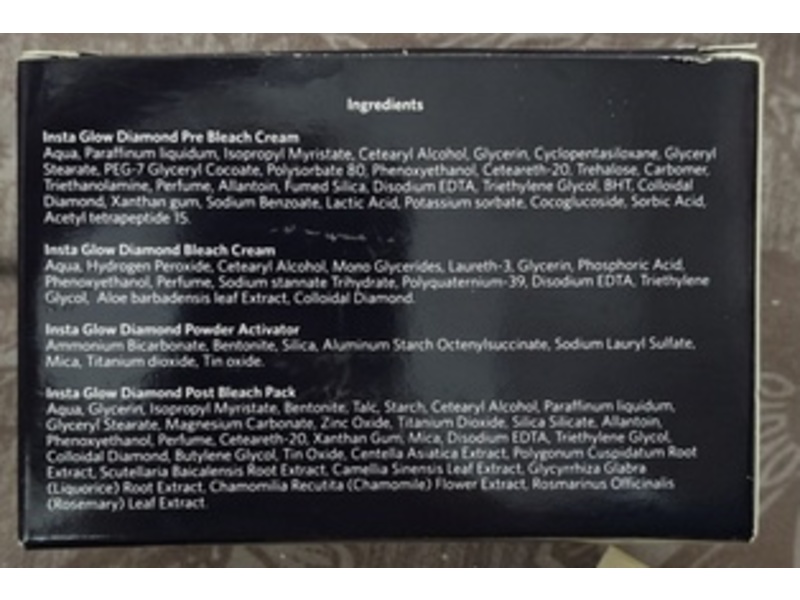 Vlcc Insta Glow Diamond Bleach, 60 g