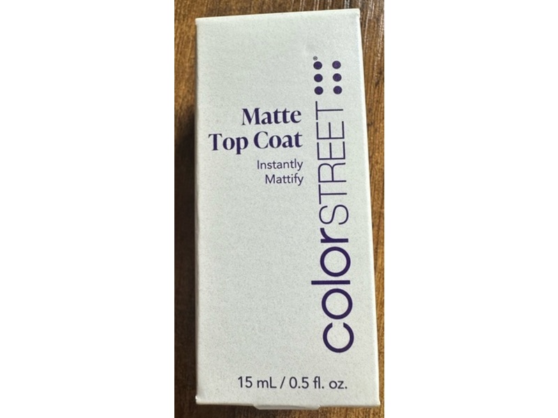 Colorstreet Matte Top Coat Instantly, 0.5 fl oz/15 mL
