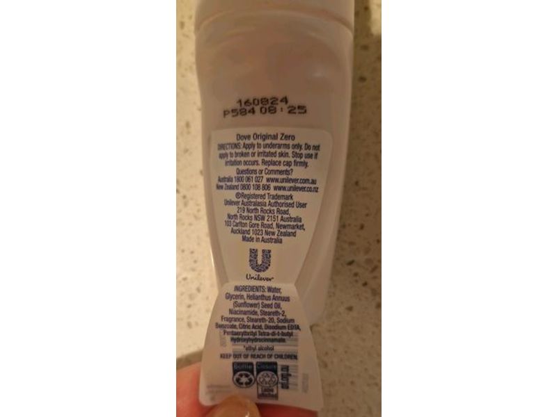 Dove Odor Protection Deodorant, Original, 50 mL