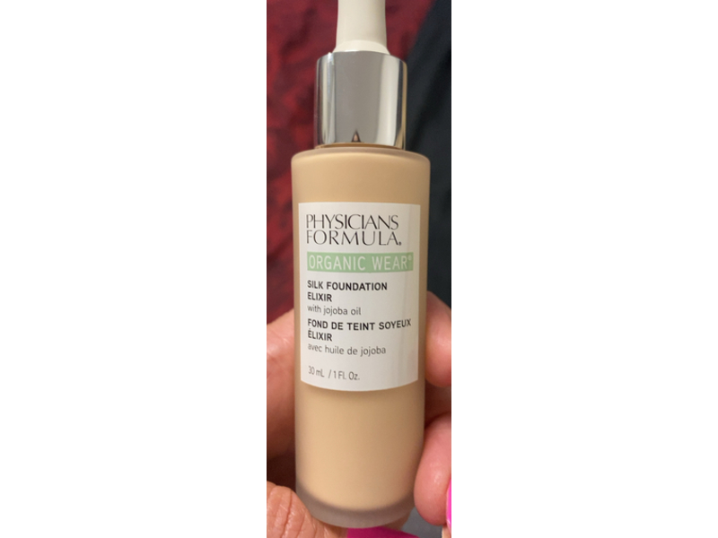 Physicians Formula Organic Wear Silk Foundation Elixir, 03 Light, 1 fl oz/30 mL