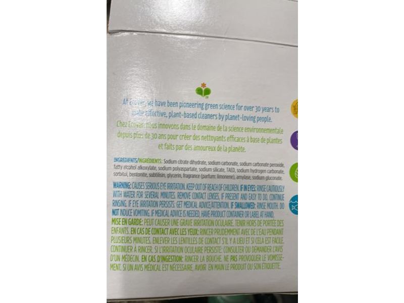 Ecover Automatic Dishwasher Tablets, Citrus, 45 Count