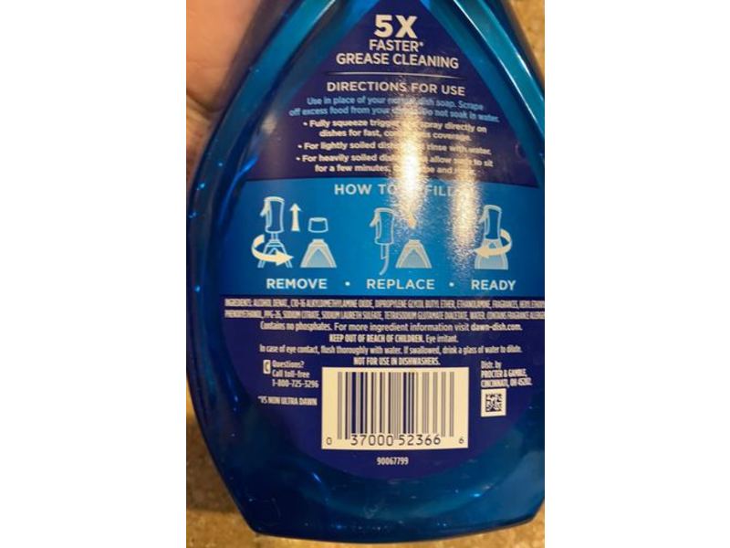 Dawn Ultra Platinum Powerwash, Fresh Scent, 16 fl oz/473 mL