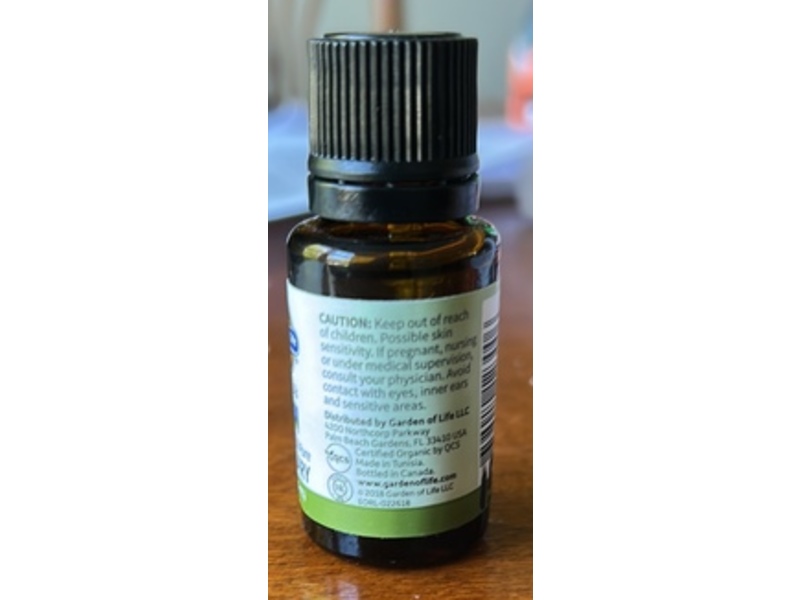 Garden Of Life Energizing Essential Oils, Rosemary, 0.5 fl oz/15 ml